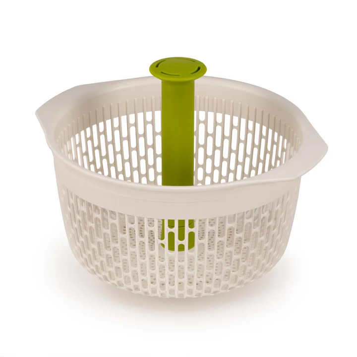Spindola Salad spinner strainer for the sink, white / green from Joseph Joseph