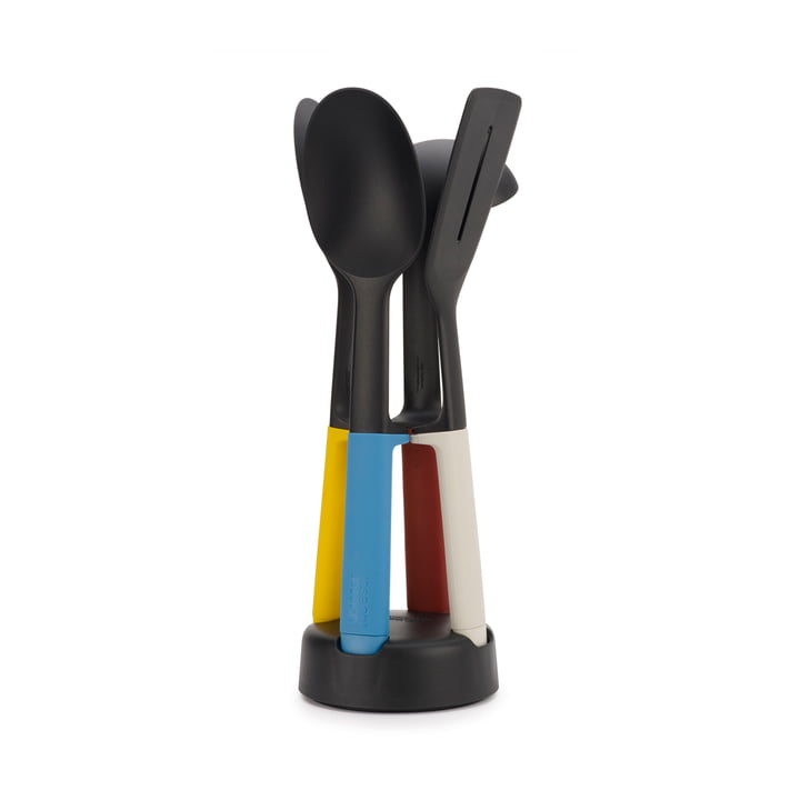 Elevate Slim Cooking cutlery set with stand, multicolor by Joseph Joseph