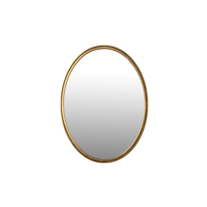 Idalie Mirror oval M from Livingstone in the color antique brass