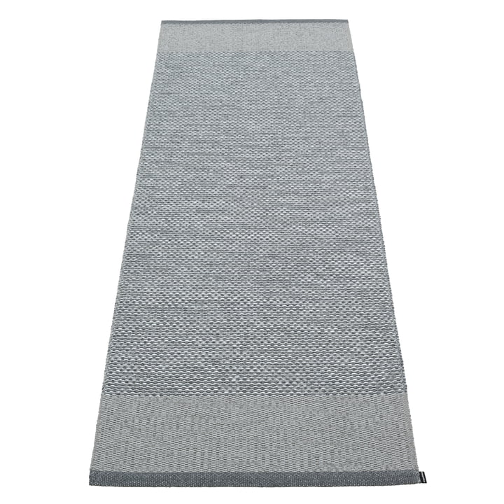 Edit Carpet, 70 x 200 cm, granit / grey metallic by Pappelina