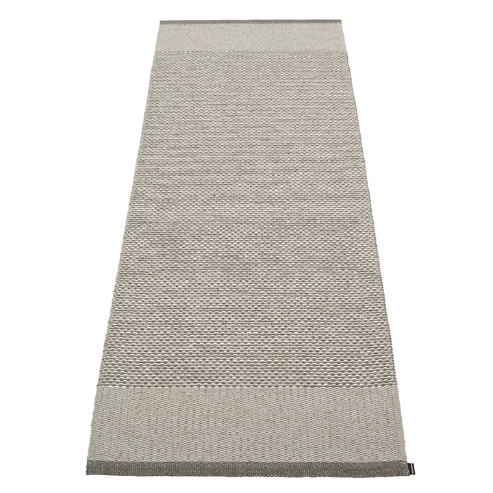 Edit Carpet, 70 x 200 cm, charcoal / warm grey / stone metallic by Pappelina