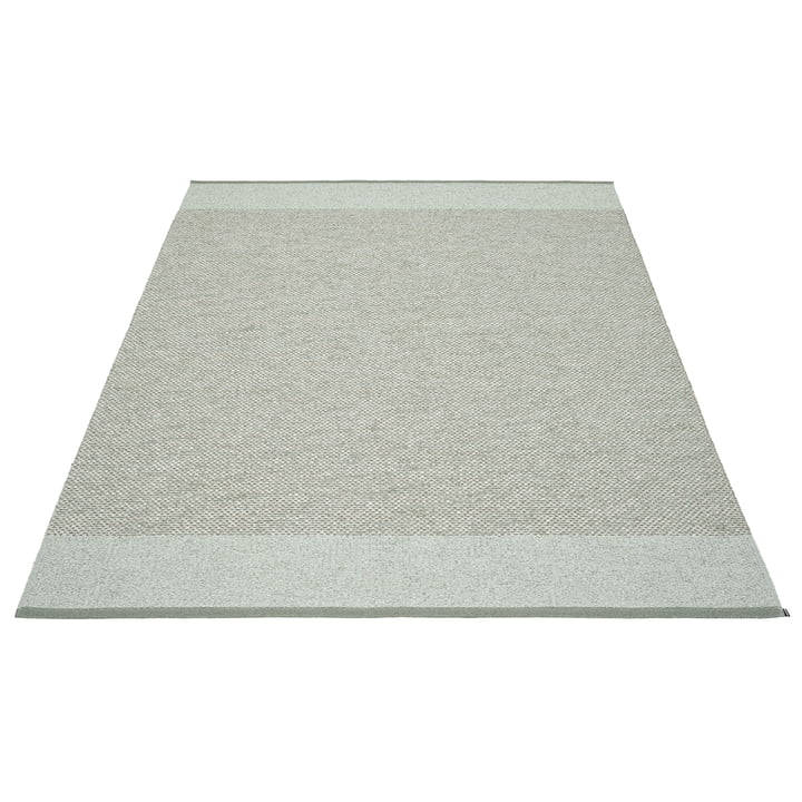 Edit Carpet, 180 x 260 cm, edit army / sage / stone metallic by Pappelina