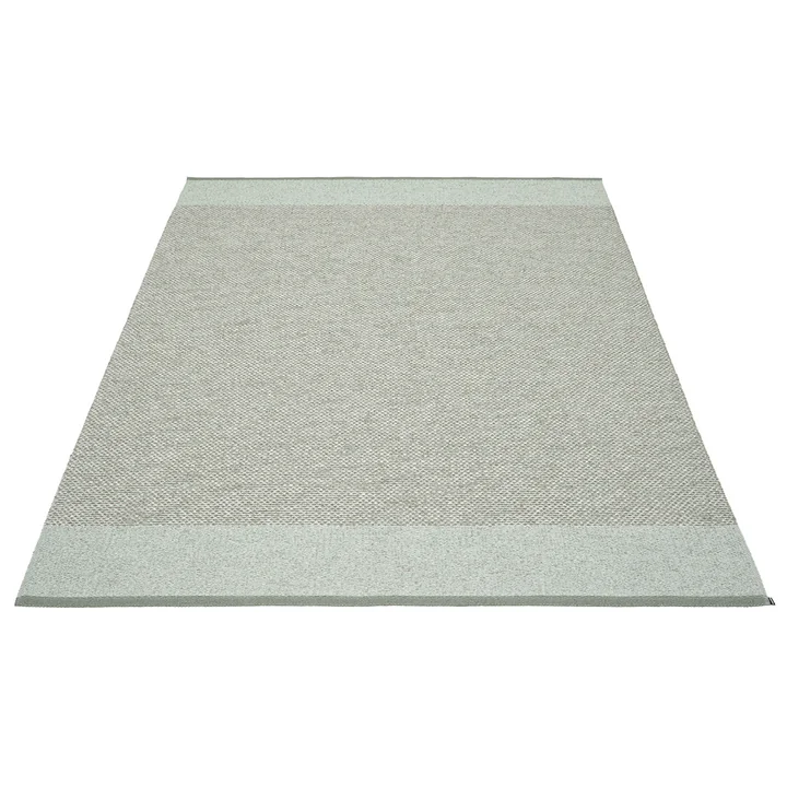 Edit Carpet, 180 x 260 cm, edit army / sage / stone metallic by Pappelina