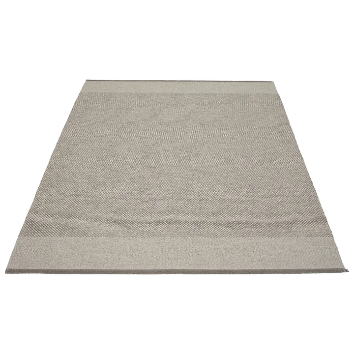 Edit Carpet, 180 x 260 cm, edit charcoal / warm grey / stone metallic by Pappelina