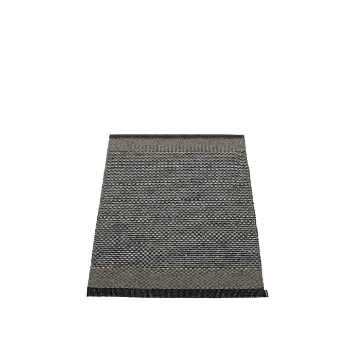 Edit Carpet, 180 x 260 cm, black / charcoal / granit metallic by Pappelina