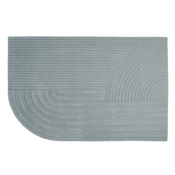 Relevo Rug, 200 x 300 cm, sage green from Muuto