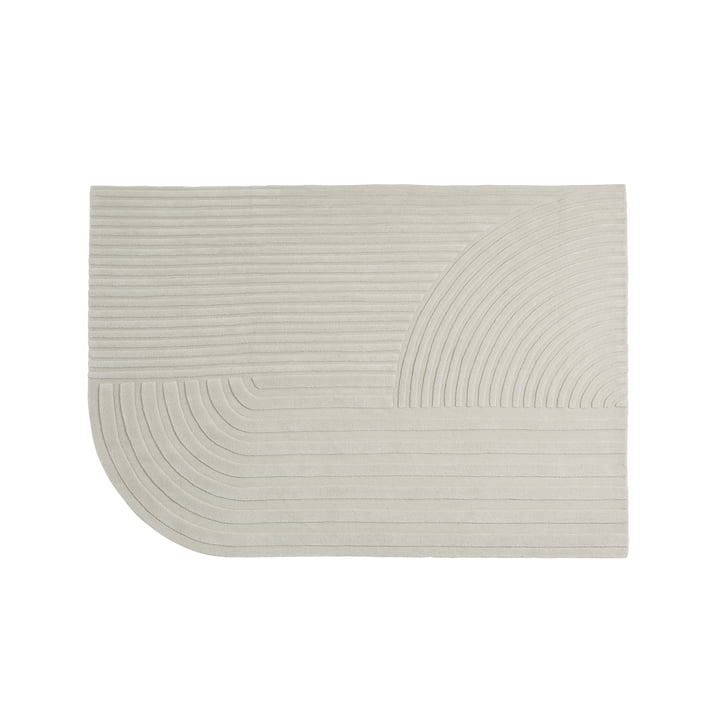 Relevo Carpet, 170 x 240 cm, off-white from Muuto