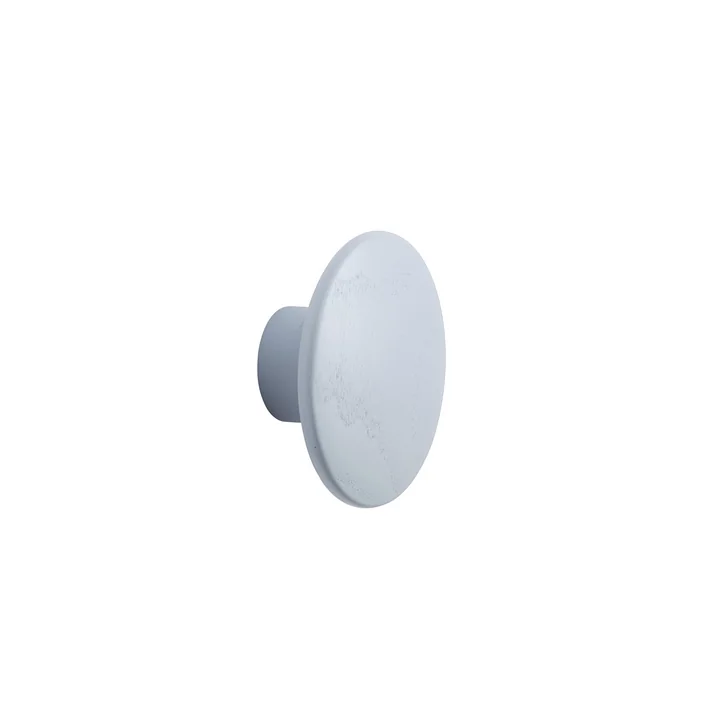 Wall hook "The Dots" single X-Small, light blue from Muuto