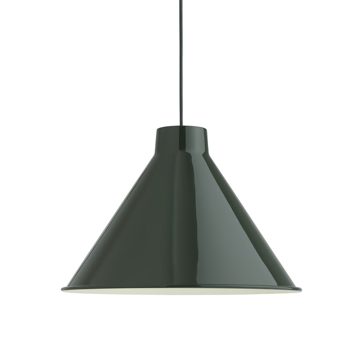Top pendant lamp LED, Ø 38 cm, dark green from Muuto