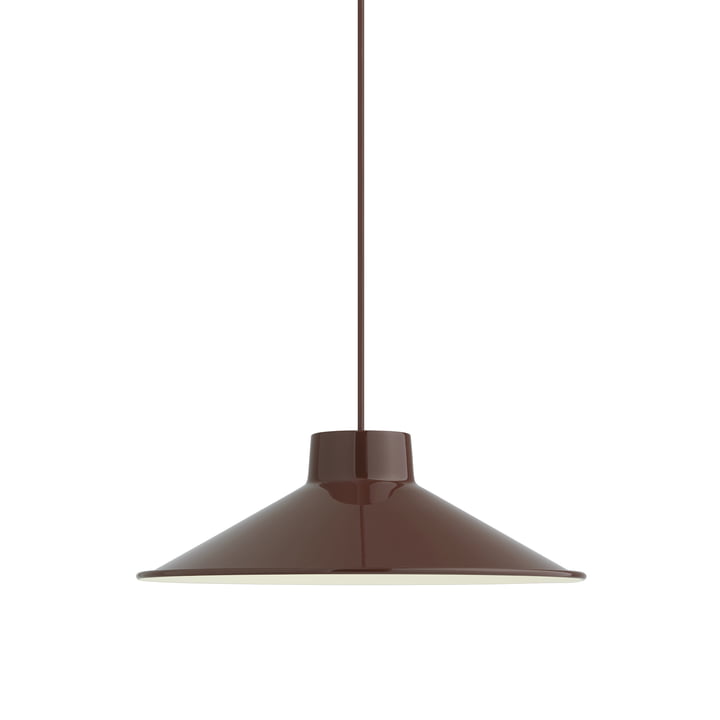Top pendant lamp LED, Ø 36 cm, deep red from Muuto