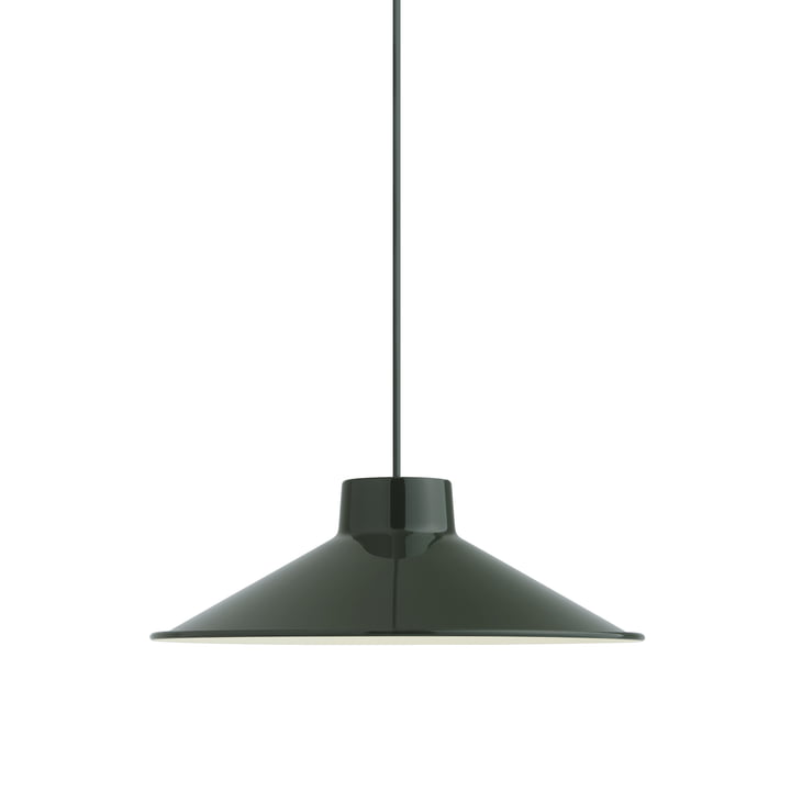 Top pendant lamp LED, Ø 36 cm, dark green from Muuto