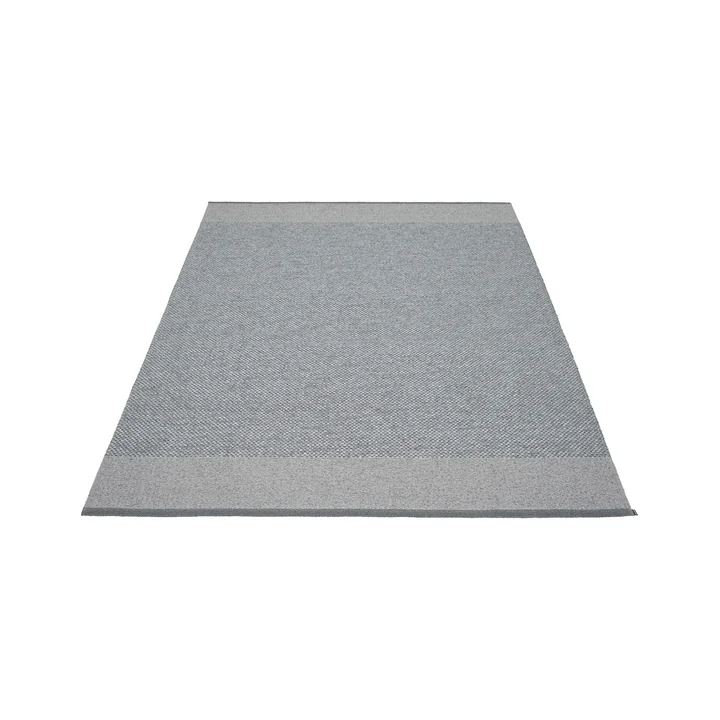 Edit Carpet, 140 x 200 cm, granit / gray / gray metallic by Pappelina