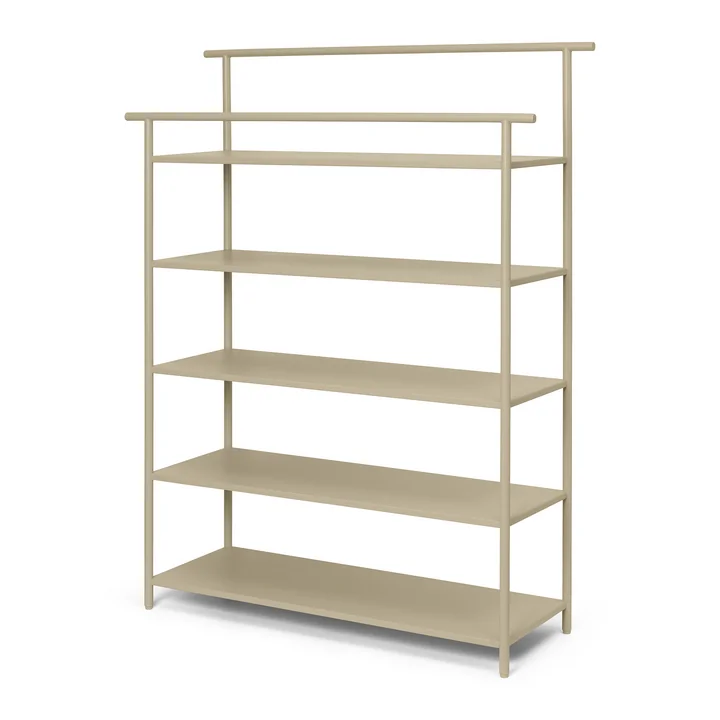 Dora Floor shelf, H 10 5. 8 x 82 cm, iron, cashmere by Ferm Living
