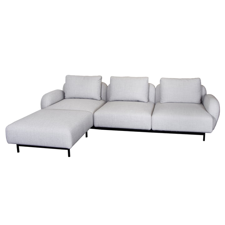 Aura Sofa 2, 3-seater, light gray, (Cane-line Ambience) by Cane-line