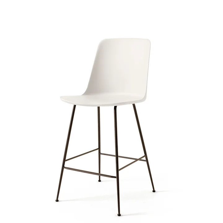 Rely HW91 Bar stool, white / frame bronze from & Tradition