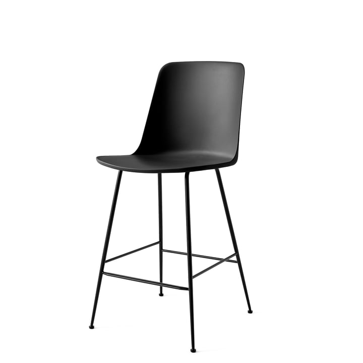 Rely HW91 Bar stool, black / frame black from & Tradition