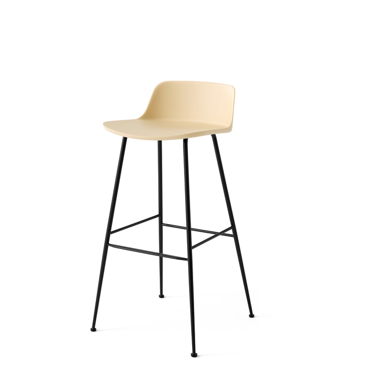 Rely HW86 Bar stool, beige sand / frame black from & Tradition