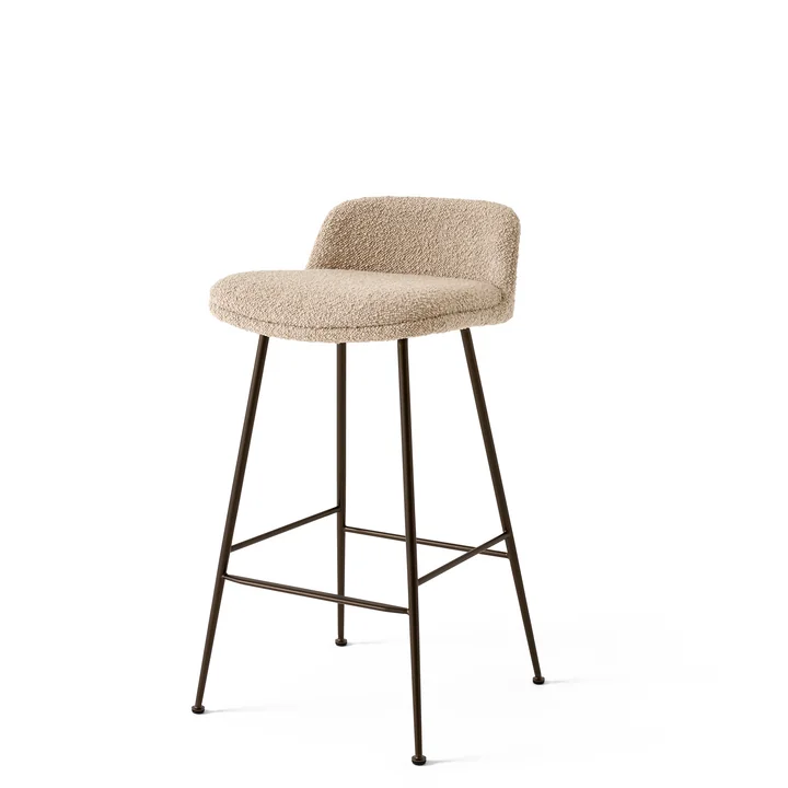Rely HW84 Bar stool, bronze / Karakorum 003 from & Tradition