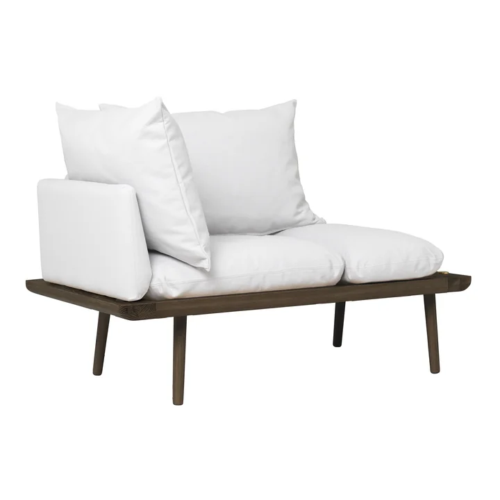 Lounge Around 1. 5 seater, dark oak / sterling from Umage