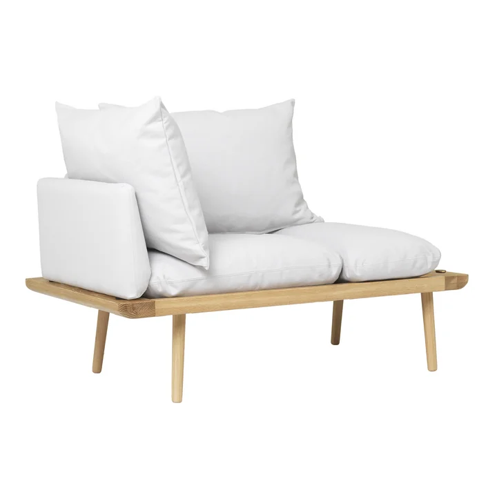 Lounge Around 1. 5 seater, oak / sterling from Umage