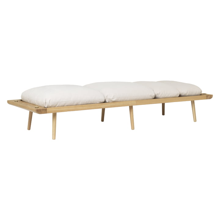 Lounge Around Daybed, oak / white sands from Umage