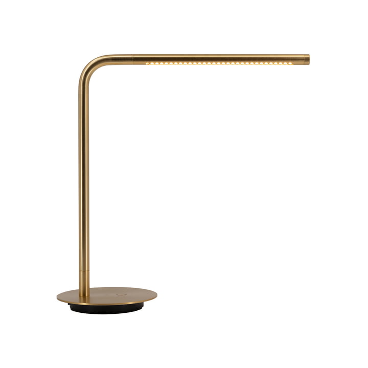Omni LED table lamp, brass from Umage