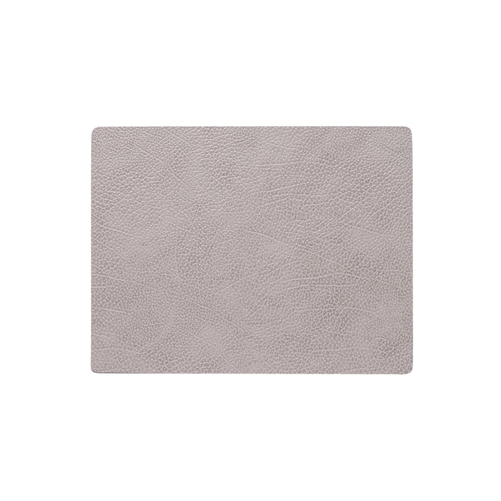 Placemat Square M, 3 4. 5 x 2 6. 5 cm, Hippo warm grey by LindDNA