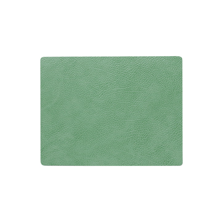 Placemat Square M, 3 4. 5 x 2 6. 5 cm, Hippo forest green by LindDNA