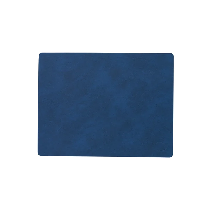 Placemat Square M, 3 4. 5 x 2 6. 5 cm, Nupo midnight blue by Lind DNA