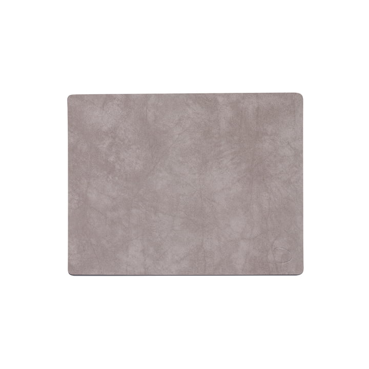 Placemat Square M, 3 4. 5 x 2 6. 5 cm, Nupo nomad grey by LindDNA