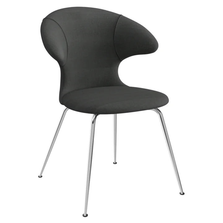 Time Flies Chair, base chrome, shadow of Umage