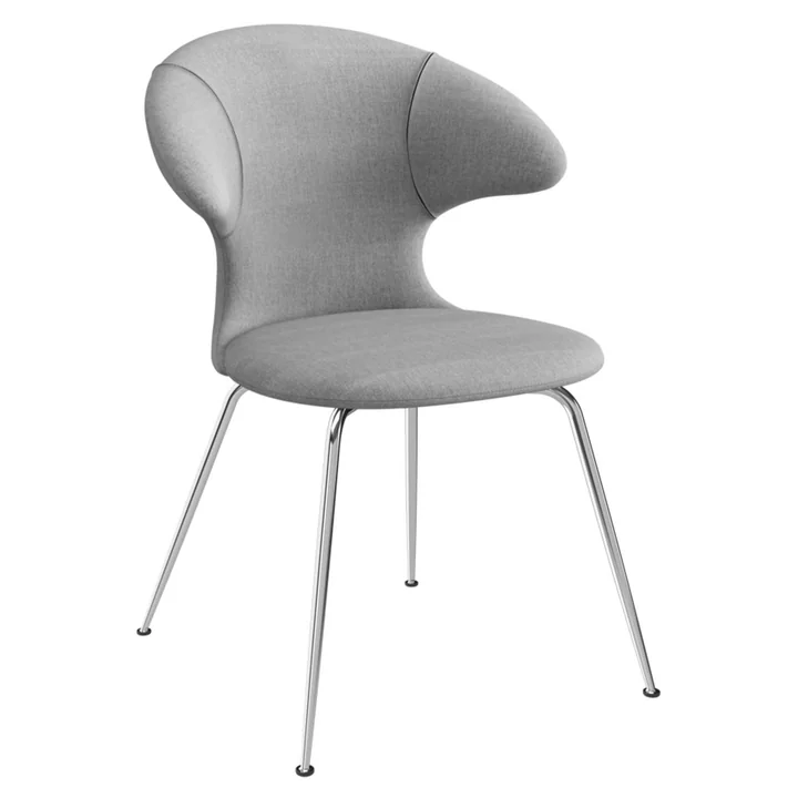 Time Flies Chair, base chrome, sterling from Umage