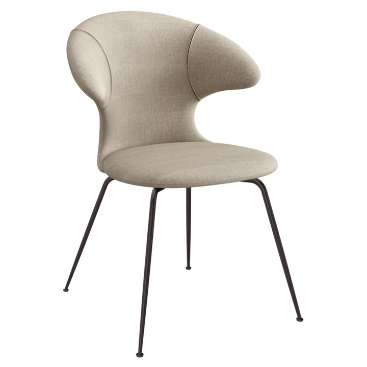 Time Flies Chair, base black, white sands of Umage