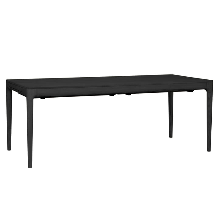 Heart'n'Soul Dining table, 90 x 200 cm, black oak from Umage