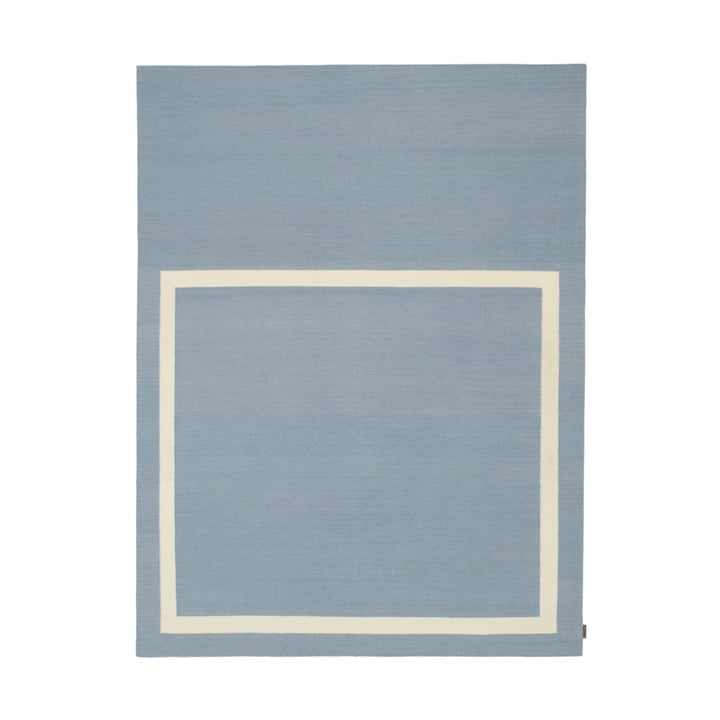 Kelim Untitled_AB12 Carpet, 180 x 240 cm, blue / beige (0021 Celestial) from Kvadrat