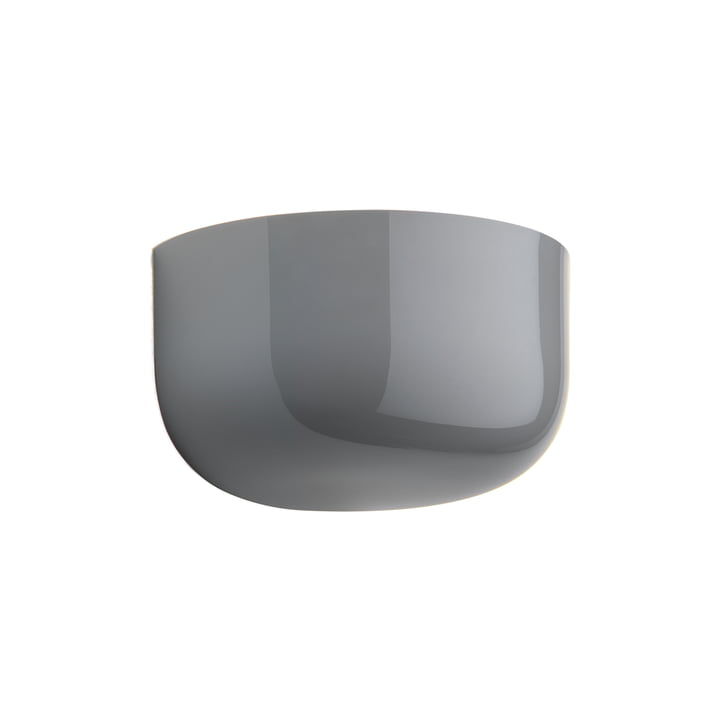 Bellhop Wall Up LED Wall lamp, gray from Flos
