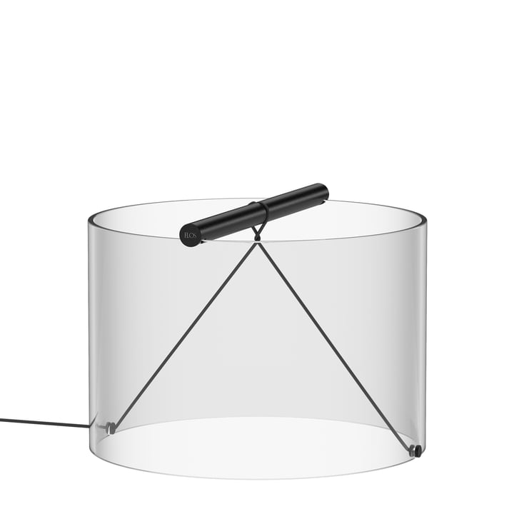 To-Tie LED table lamp T3, Ø 30 cm, black anodized by Flos