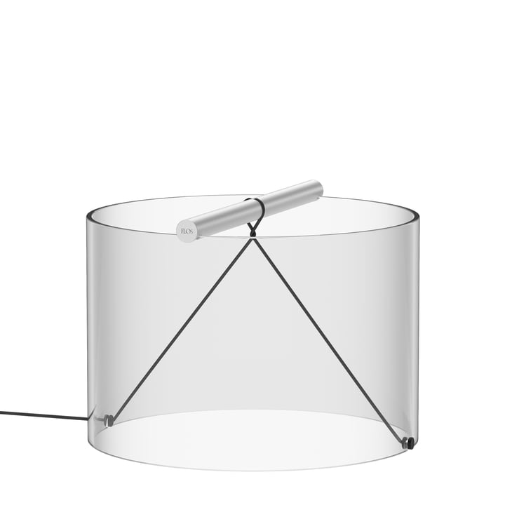 To-Tie LED table lamp T3, Ø 30 cm, anodized aluminum from Flos