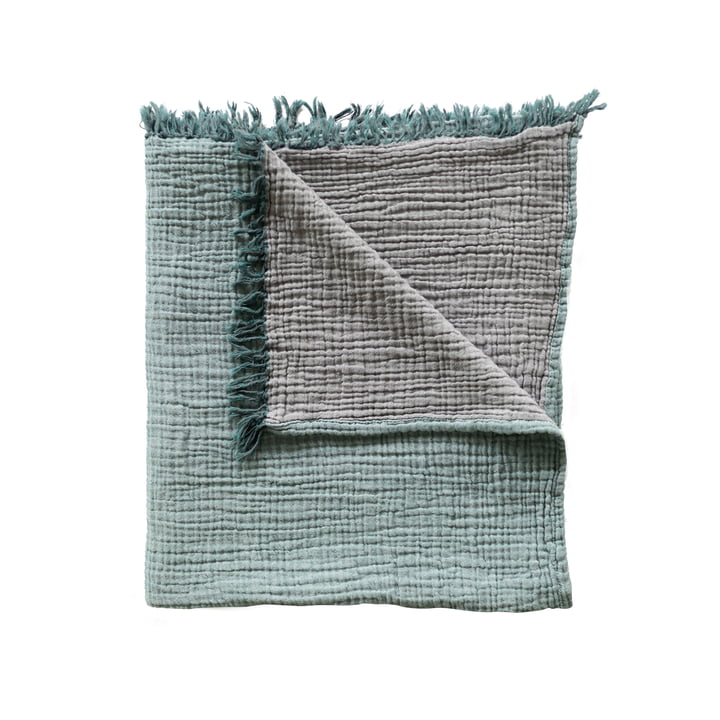 Cocoon Bedspread from Collection in the version green / gray
