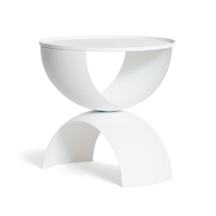Bow Bow Side table, Ø 40 x 40 cm, white from Frederik Roijé