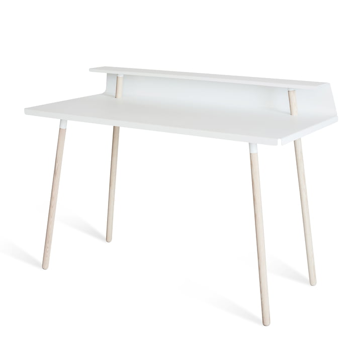 Double Desk, 120 x 87 cm, white from Frederik Roijé