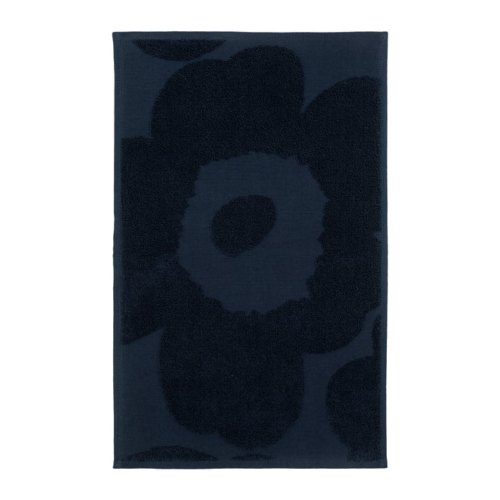 Unikko Guest towel 30 x 50 cm, dark blue from Marimekko