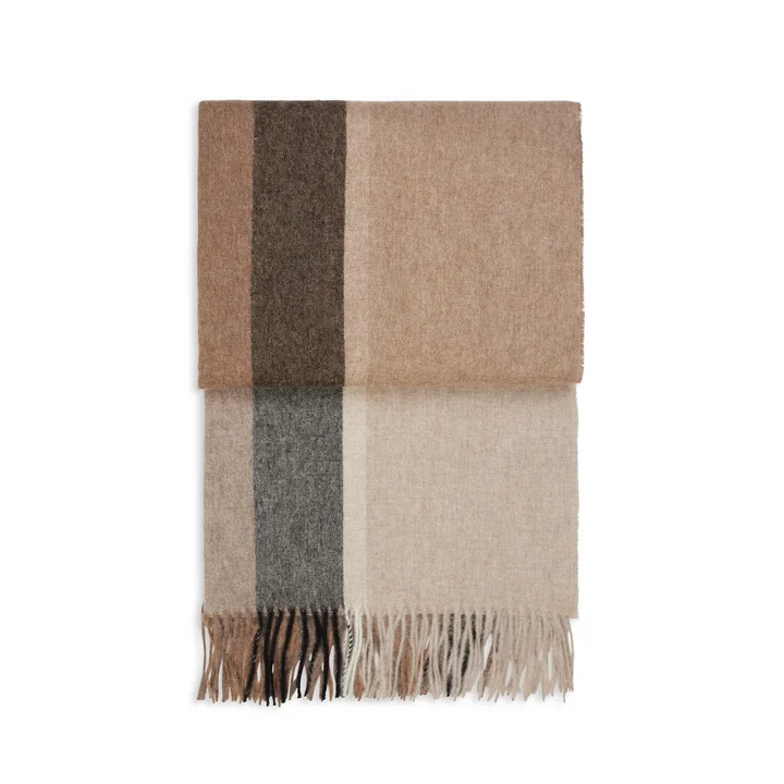 Manhattan Blanket from Elvang in the color beige