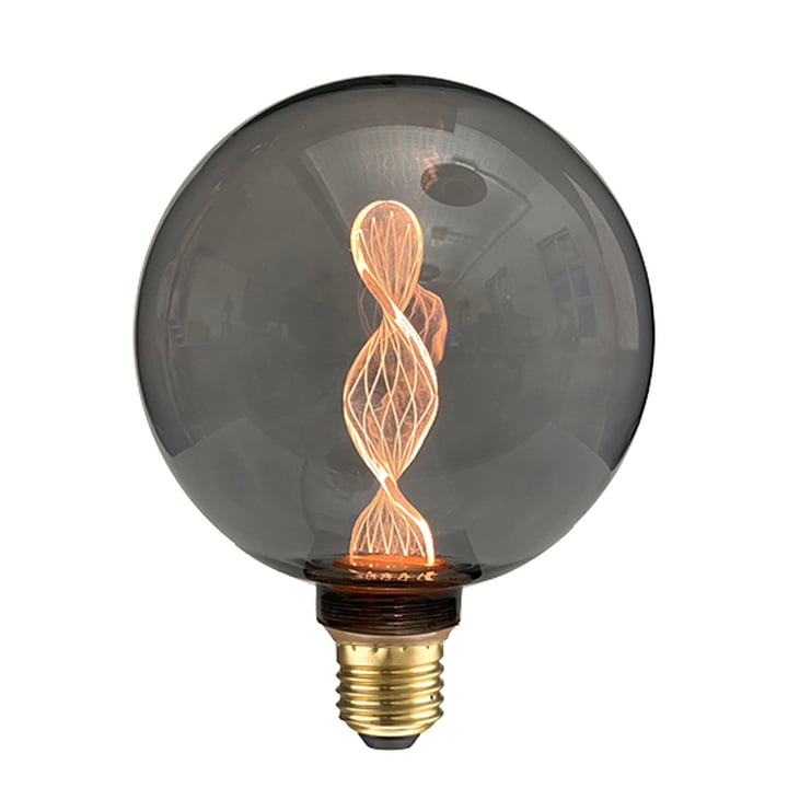 LED Curve bulb Ø 125 x 165 mm, 4 W / E27, dimmable from NUD Collection