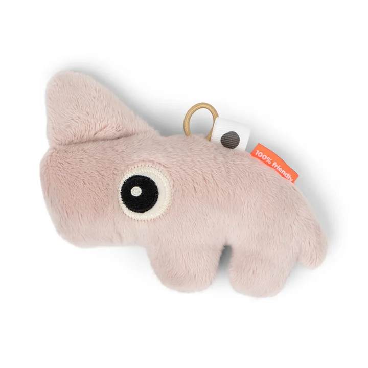 Nozo rattle, pink from Done by Deer