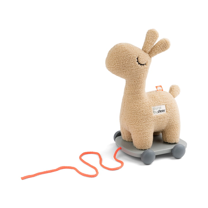 Pull-along animal 2-in-1 Lalee, sand by Done by Deer