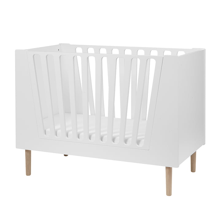 Baby crib, 70 x 140 cm, white from Done by Deer