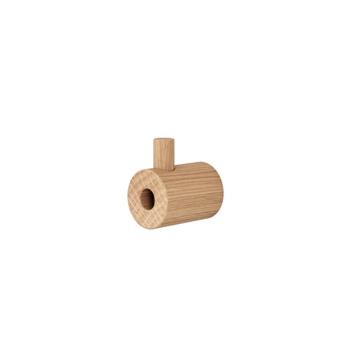 Wooden wall hooks from Moebe in oiled oak finish