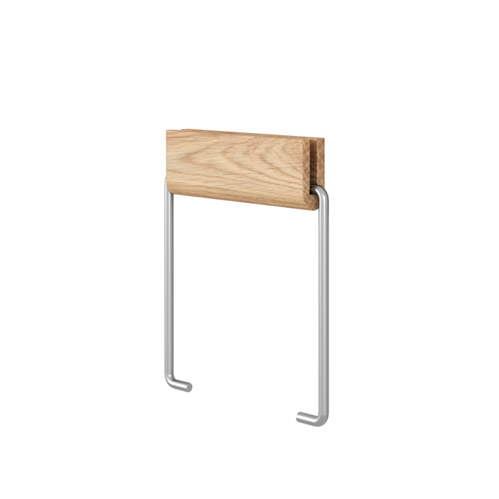 Toilet paper holder from Moebe in the finish oiled oak / steel