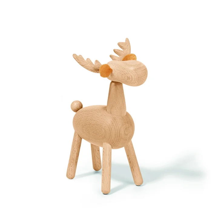 Elmar Elch Wooden figure, beech, M from Philippi
